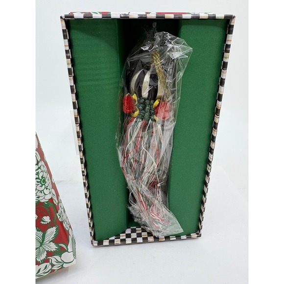 New! Mackenzie Child's scented tassel green red - Picture 5 of 5